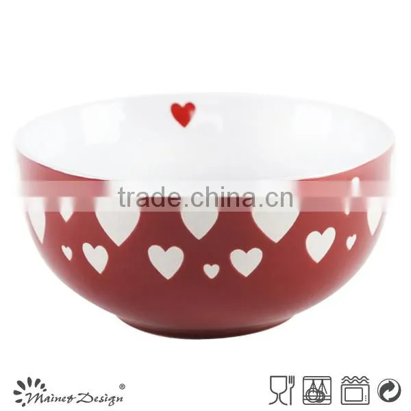Wholesale dinnerware ceramic stoneware christmas bowl