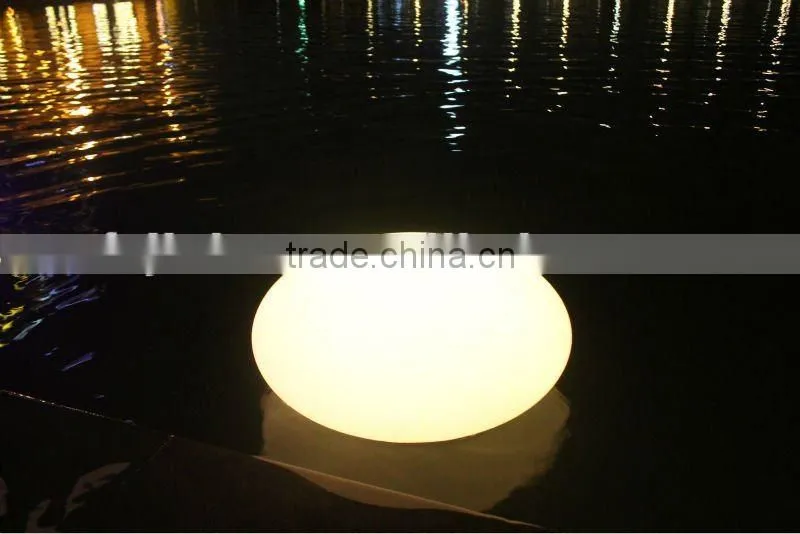 Rechargeable colorful waterproof garden pebble stone light EN003