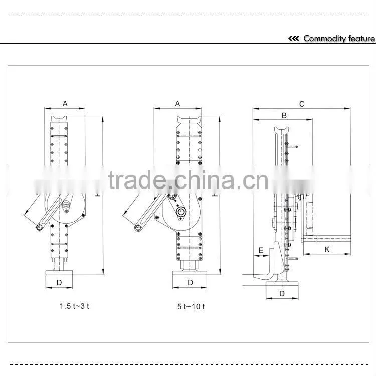 mechanical screw jack 1.5T - 20T