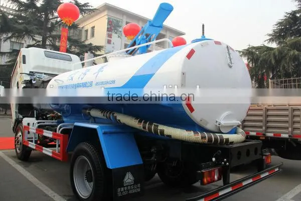 2014 new sinotruck howo 4x2 vacuum pump for sewage trucks