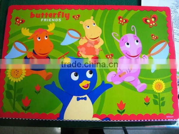 plastic carton printing placemat