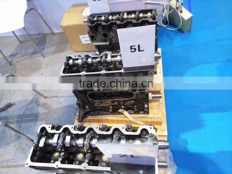 Long block for Toyota 5L engine 3.0L Diesel SOHC