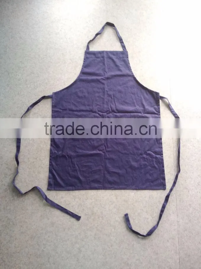 Hot sale Cheap Wholesale Design Dyed Cotton Kitchen Aprons/ Cooking Apron(Z-AP-002)