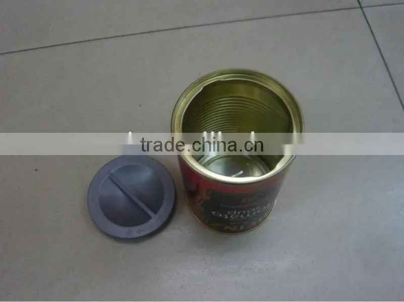 Metal Safe Can with easy open lid
