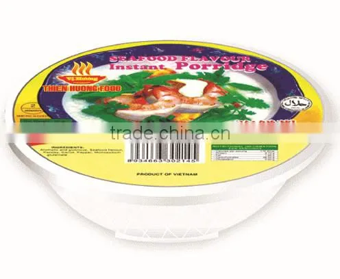 SEAFOOD FLAVOUR HIGH QUALITY BOWL INSTANT PORRIDGE 50g - Thien Huong Food JSC