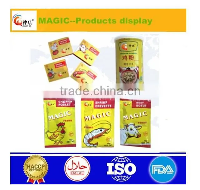 Hot Sale Flavour Bouillon Cube shrimp and beef 10g packing
