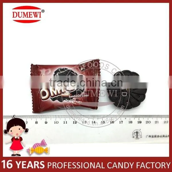 Yummy Cream Sandwich Mini Center Filled Black Biscuits