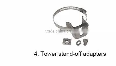 stainless steel wall install standard butterfly l4click hanger kit for ldf4-50a