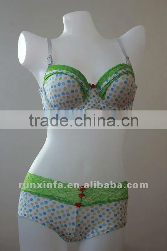 Ladies bra&brief set wholesale/cheap underwear