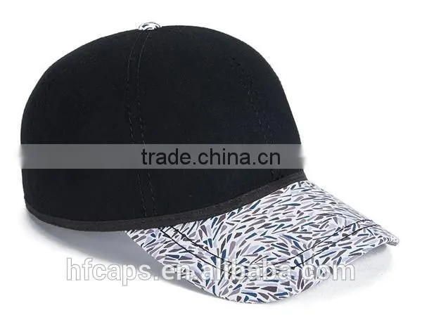 100% Wool Custom Cheap Baseball Cap For Sale