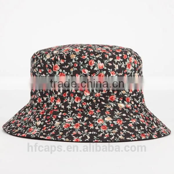 Wholesale Cheap Cool Women Bucket Hats/Floral Bucket Hat