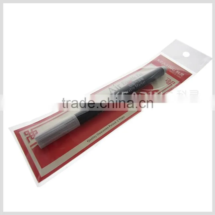 Kearing Brand fast dissappearable white color fabric marking pen with 1pc per blister card packing #AW10