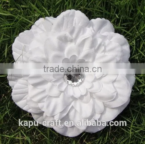 Cute handmade artificial peony flower hair clip