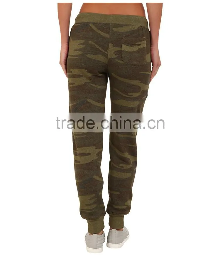 Men french terry jogger pants camouflage trousers cheap wholesale