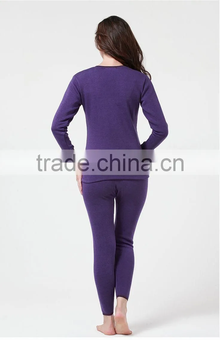 promotional ladies long johns long shirt and long pants