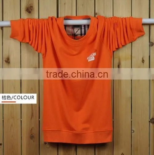 Hot sale good style fashion Professional wholesale round neck sweatshirt for mens plain