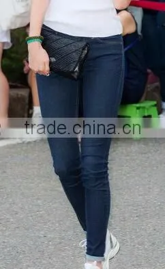 Runwaylover EY0631P Europe Style 2017 Ladies Fashion High Waist Denim Jeans
