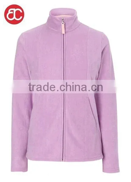 Pink Micro Fleece Coat for Women PQ220