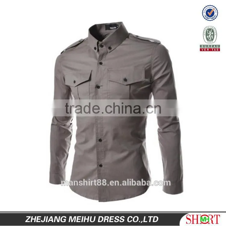 button down uniform multiple color men shirts