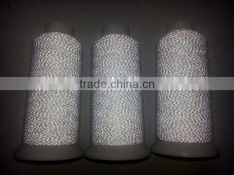 polyester reflective sewing thread