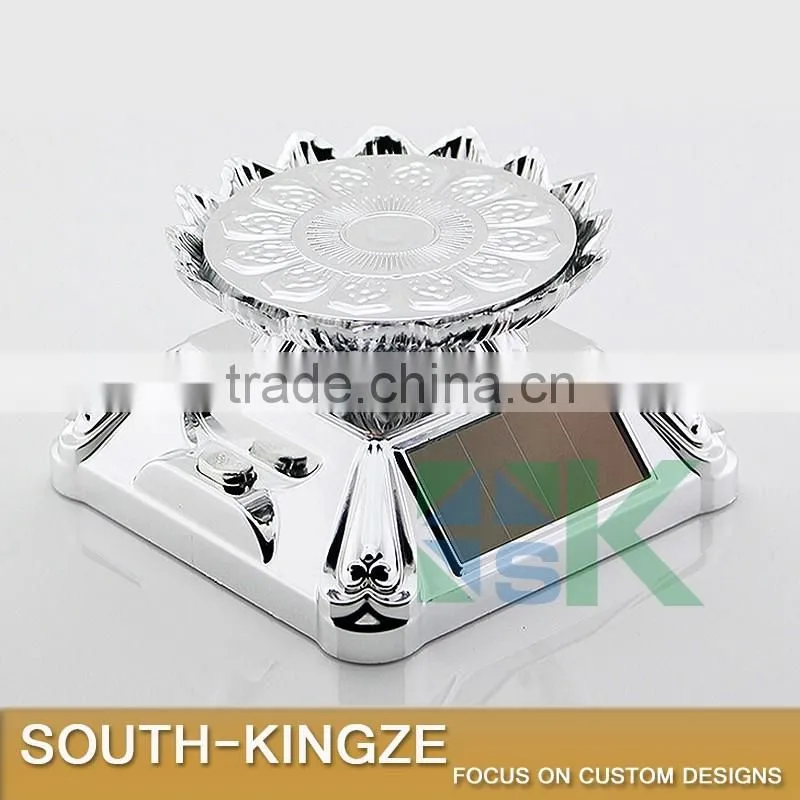 Silver/Gold Asia Buddihism Lightable Cubid Square Base Mobile Phone Display Stand
