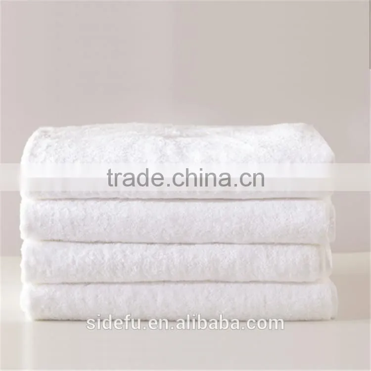 Wholesale Customized 100% Cotton White Plain Hotel Towel