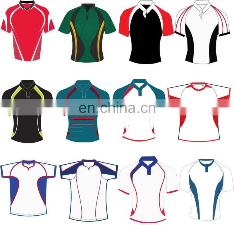 100% polyester Sublimation digital print rugby jersey/rugby wear ,rugby uniform/rugby football wear