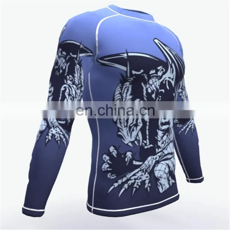 Cheap polyester sublimation rash guard