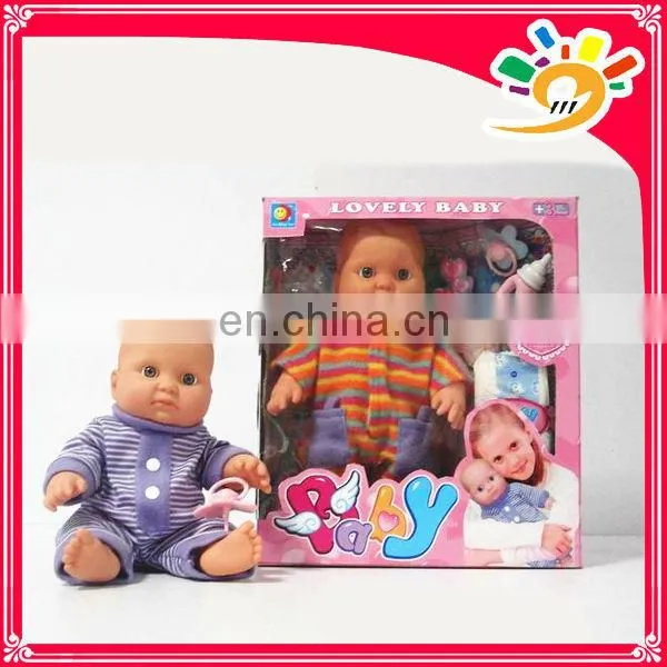 12" Girl doll,lovely baby doll with smell