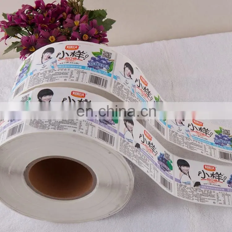 advertising and promotional pvc vinyl label sticker/roll self adhesive sticker for can and bottle