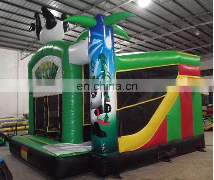 high quality inflatable panda bouncer with Chinese characteristics