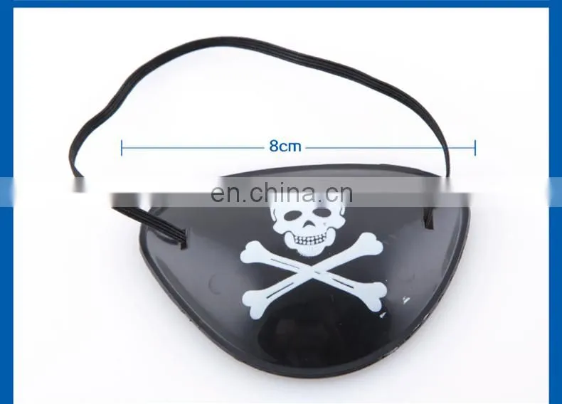 New arrival wholesale Halloween decoration Props Pirate single eye mask Goggles