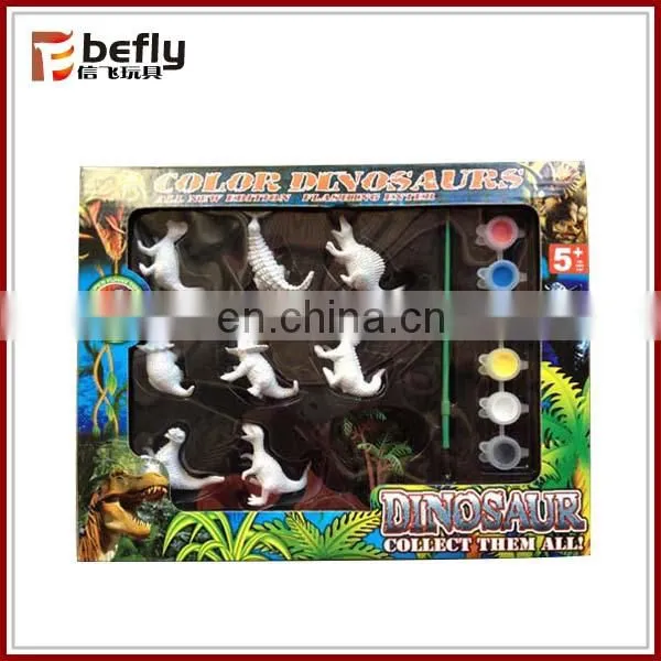 DIY color painting Dinosaurs educational toy
