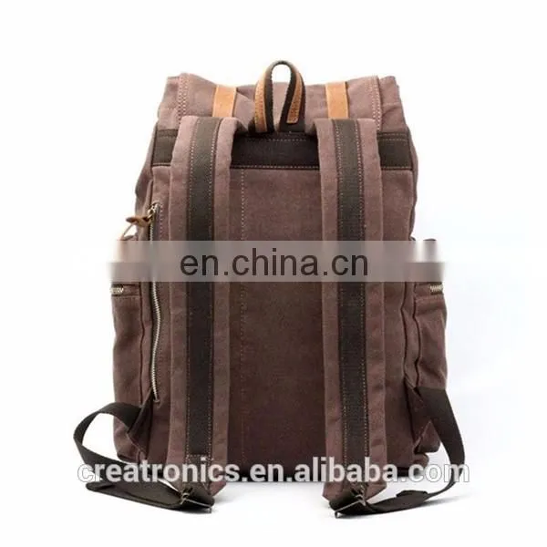 Backpack Large Capacity Schoolbag College Gift Manufacturer Travelling Leather Laptop School Backpack Canvas Backpack