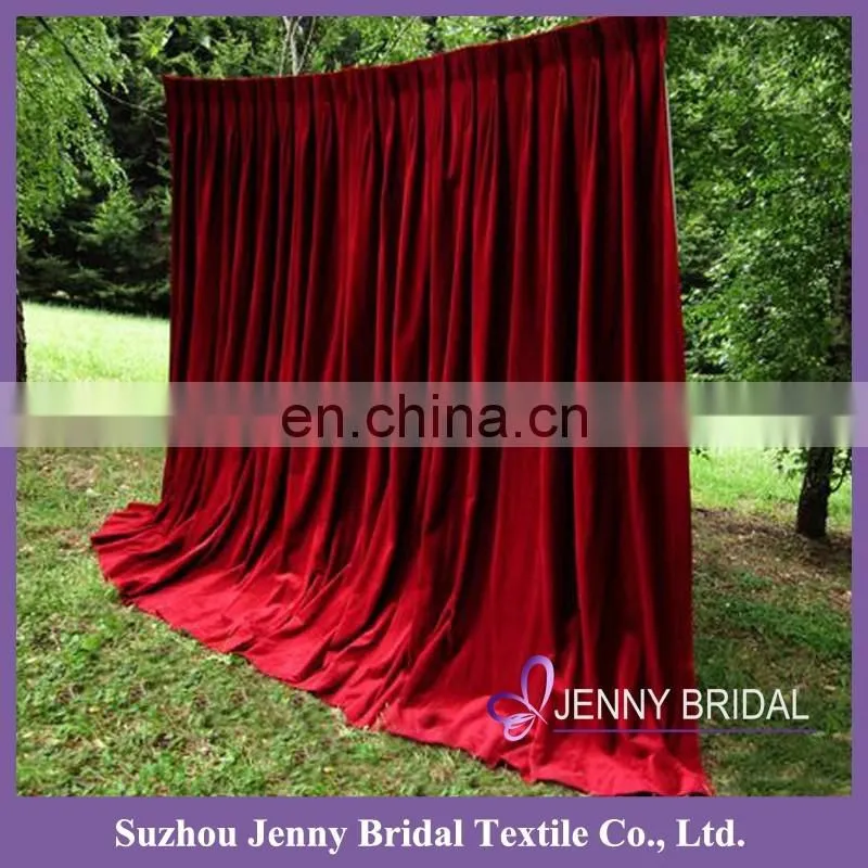 BCK125 velvet curtain fabric american fancy curtain designs velvet backdrop
