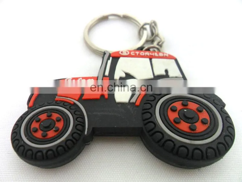 oem custom embossed 3D car key chain