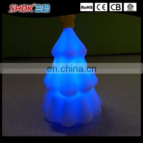 Christmas tree Shape Color Small Glowing LED Night Light/Christmas tree shape LED light