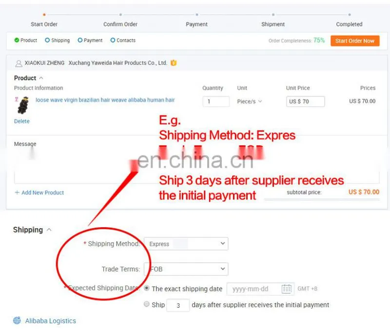 How to place order via Trade Assurance?