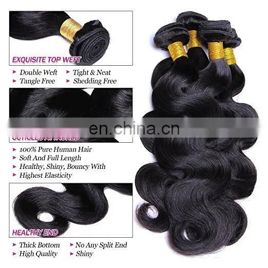 Wholesale brazilian hair crochet braid hair straight wave real brazilian hair