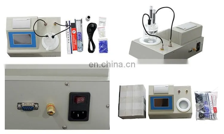 Water Content Tester oil content analyzer determine automatic transformer oil trace moisture tester