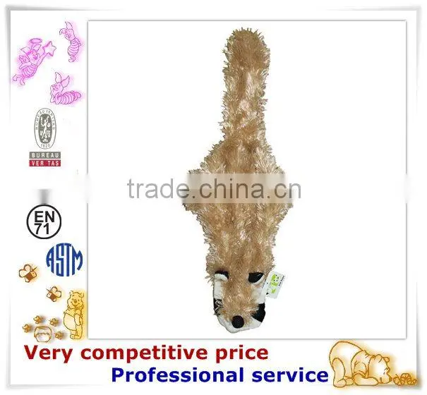 Factory Promotion Custom Made Plush Pet Products dog ring toy
