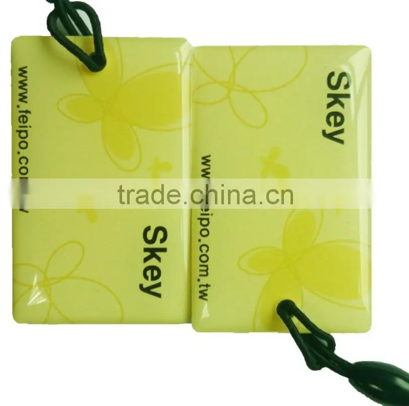 Factory Supply Double Function Rfid Key Chain Tag