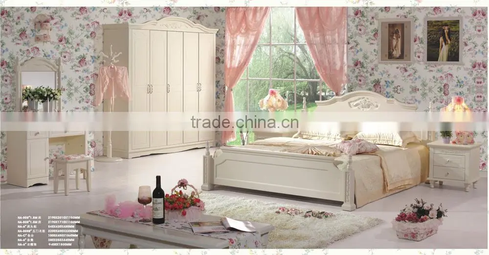 Bedroon furniture American style solid wood bed bedroon furniture sets