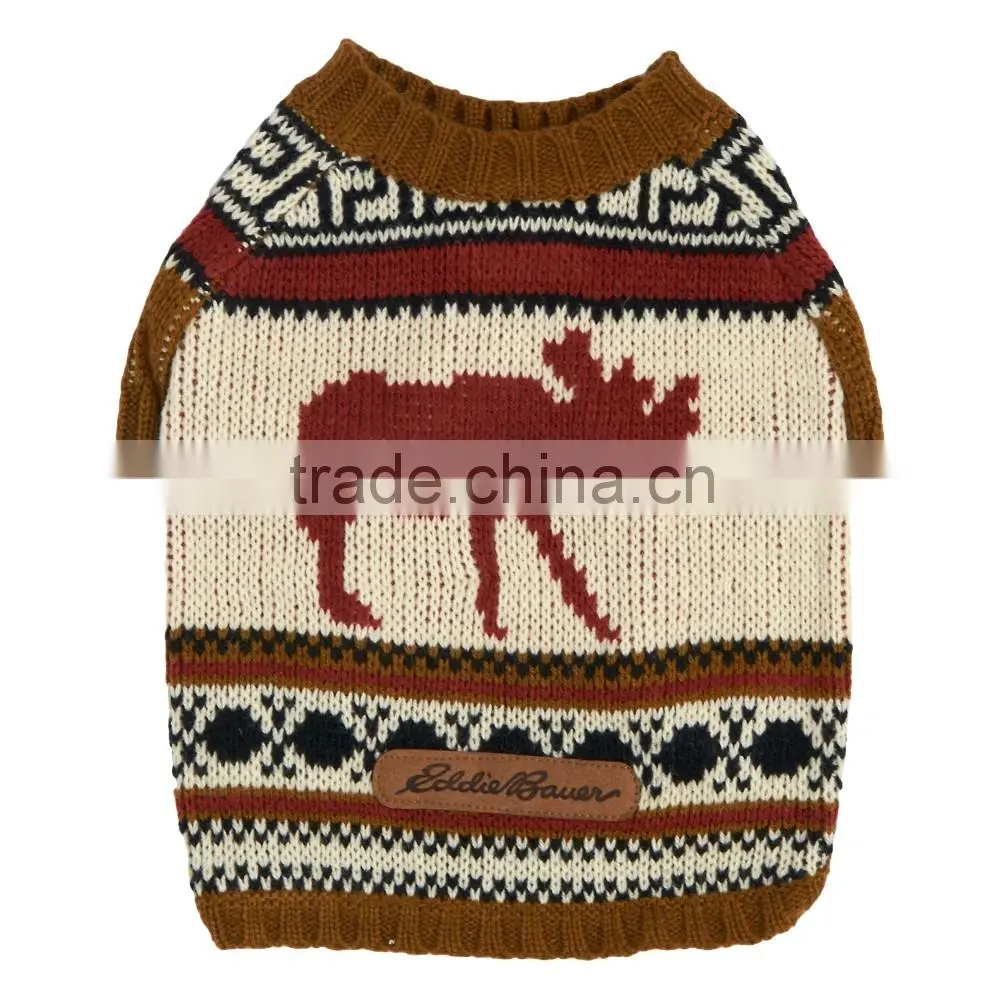 hotsale cotton knitting pattern pet dogs Sweater for winter