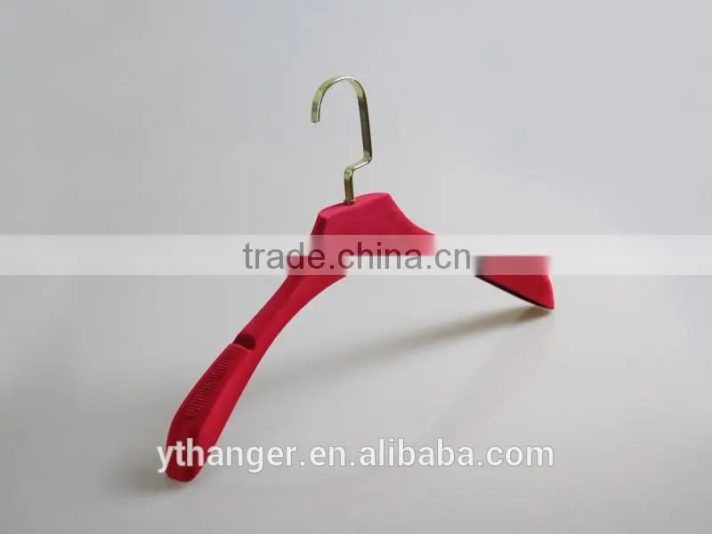 LYB-0429 high-end personalized velvet hanger for dress