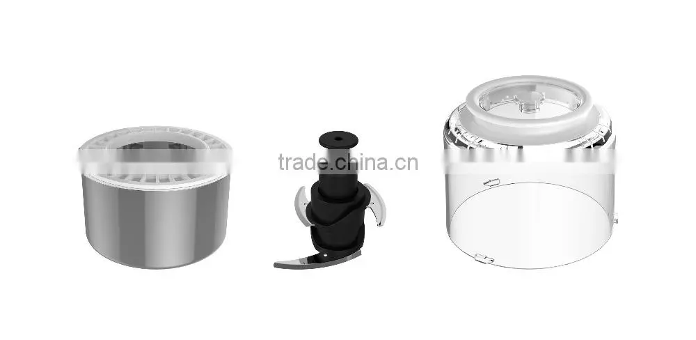 2015 Newest Food Chopper 400ml stainless steel bowl food chopper