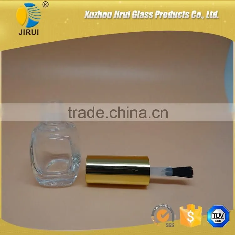 12ml sqaure nail polish glass bottle