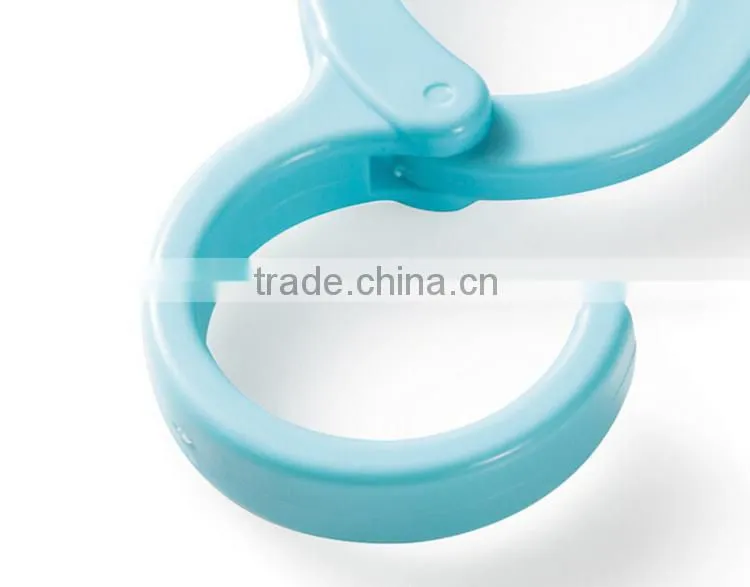 2Pcs/Set Candy Color Plastic Bag Hook Hanger