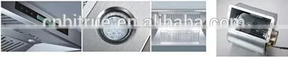 stainless steel island range hood
