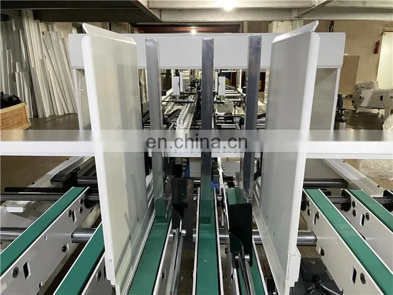 UFG1250B2A Automatic A B C D E Flute Box Folder & Gluer Machine with Patting Device System